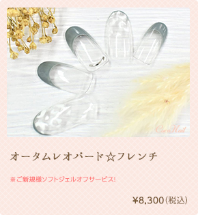 オータムレオパード☆フレンチ ¥8,300（税込）