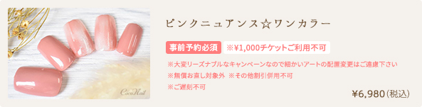 ビジュー☆ワンカラー　¥6,070（税込）