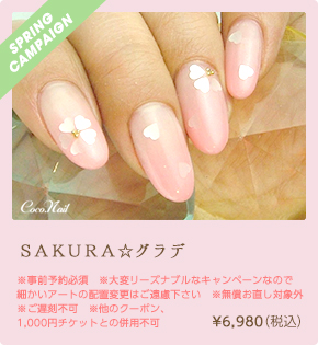 SAKURA☆グラデ　¥6,980（税込）