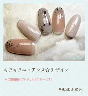 キラキラニュアンス☆デザイン ¥9,300（税込）